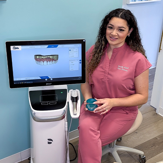 CEREC digital bite impressions